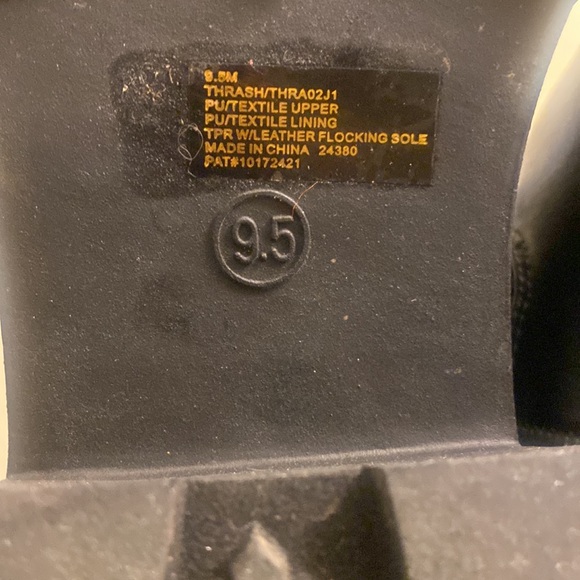 Chunky Black Boots - Picture 5 of 7